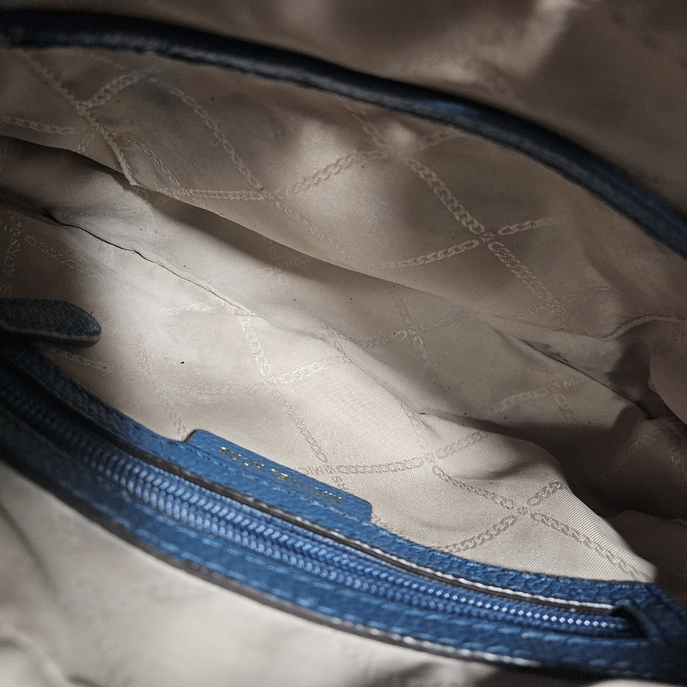 Michael Kors Leather Crossbody bag blue - Picture 3 of 14